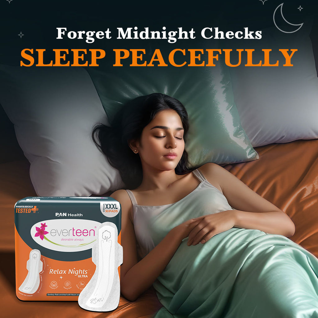XXXL Relax Nights Ultra-Thin Overnight Sanitary Pads For Heavy Flow