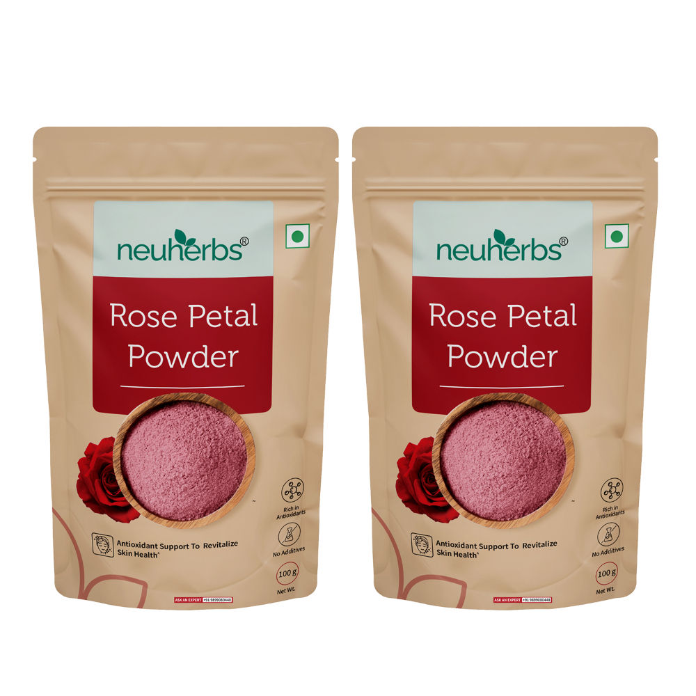 Rose Petal Powder to Revitalize Skin Health with Antioxidants and No Additives
