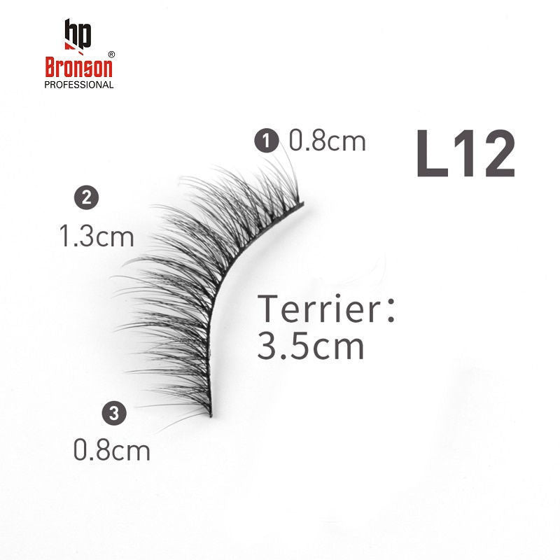 Eyelash Set 3D False Long And Natural Eye Makeup No. L12