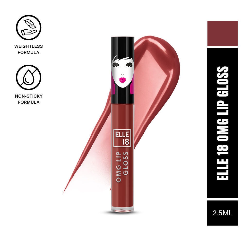 OMG Non sticky Tinted Lip Gloss with Jojoba Oil