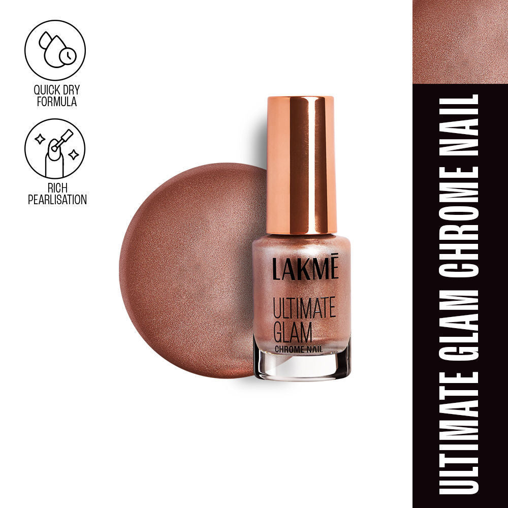 Ultimate Glam Chrome Nail Paint - CH1 Copper