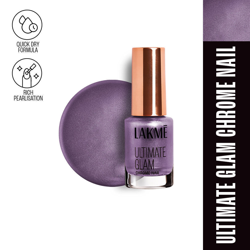 Ultimate Glam Chrome Nail Paint - CH2 Magenta