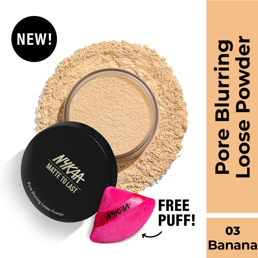 Nykaa Matte to Last Oil Control Loose Setting Powder - Bake, Blur & Set!