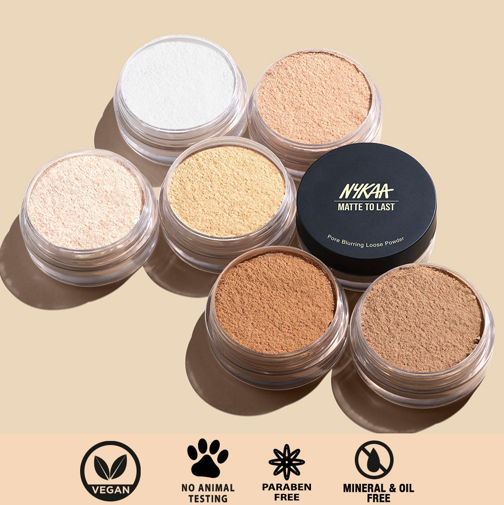 Nykaa Matte to Last Oil Control Loose Setting Powder - Bake, Blur & Set!