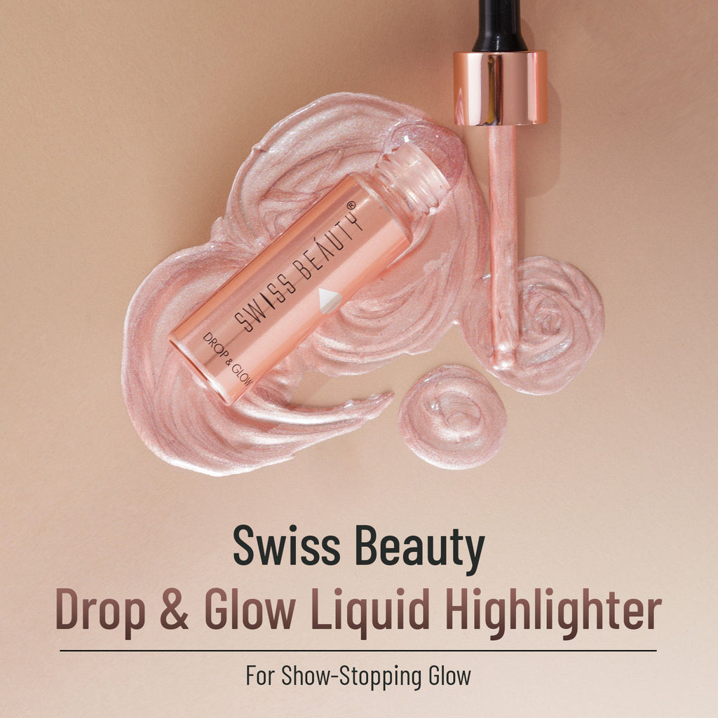 Drop and Glow Liquid Highlighter , Shimmer Shine , Dewy Finish