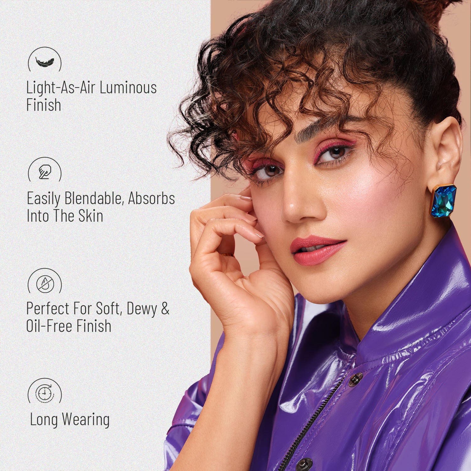 Drop and Glow Liquid Highlighter , Shimmer Shine , Dewy Finish