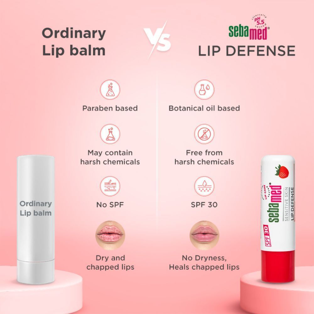 Lip balm for dry and chapped lips