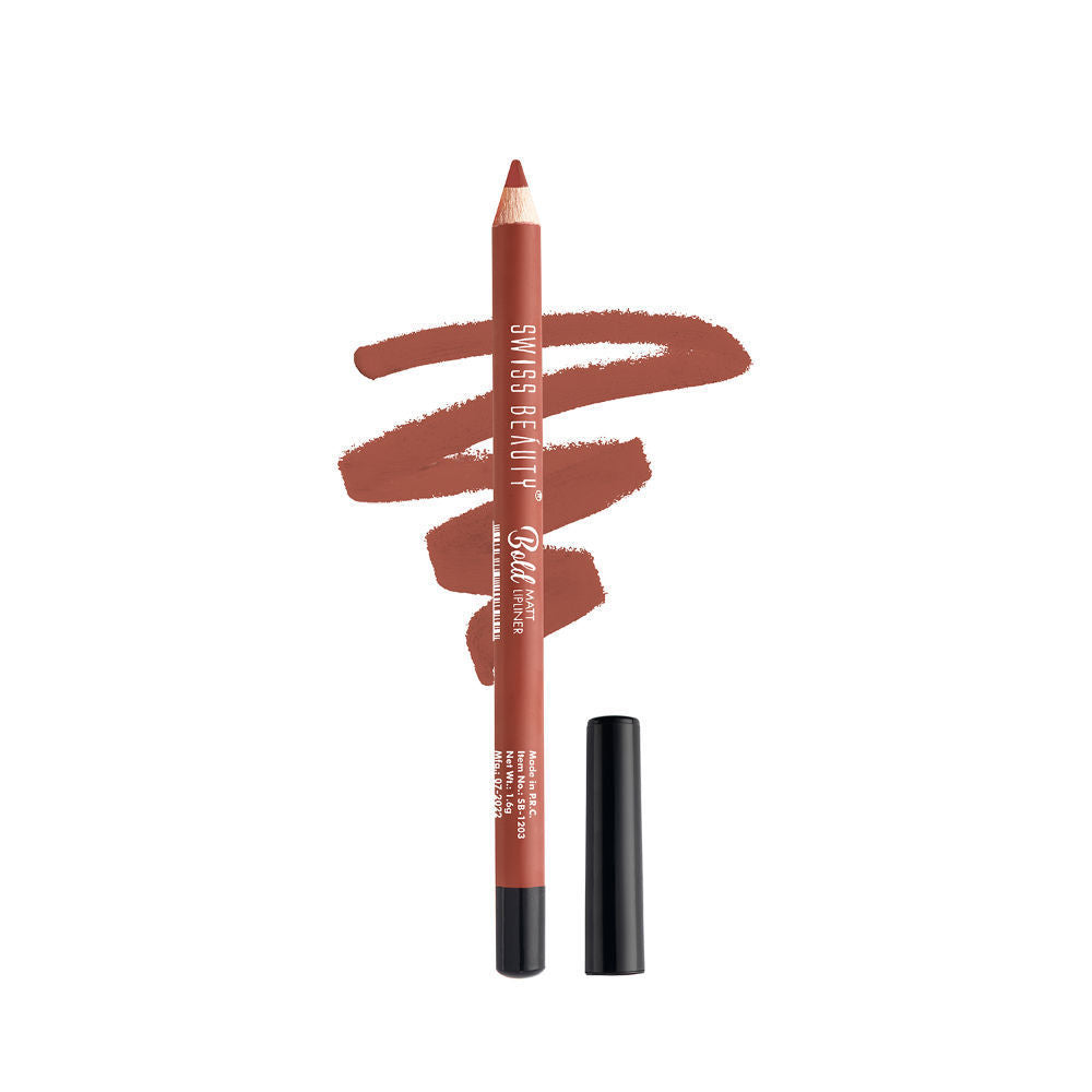 Bold Matt Lip Liner Pencil, Long-lasting , Matte Finish , Non-Drying - 14 Bobby Brown