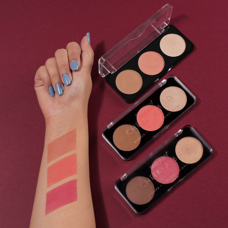Cheek-A-Boo 3 In One Blushe Contour And Highlighter