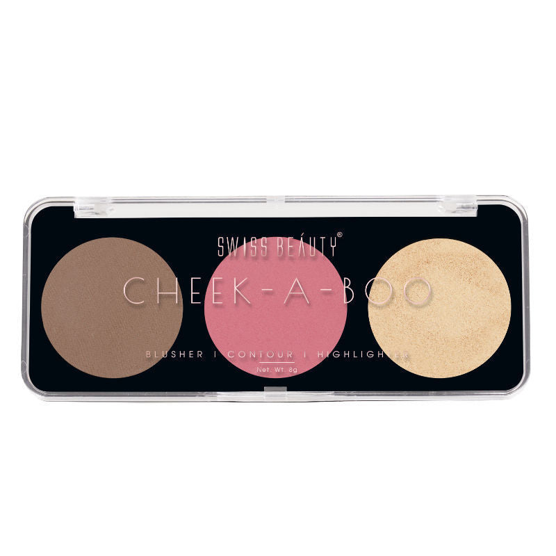 Cheek-A-Boo 3 In One Blushe Contour And Highlighter