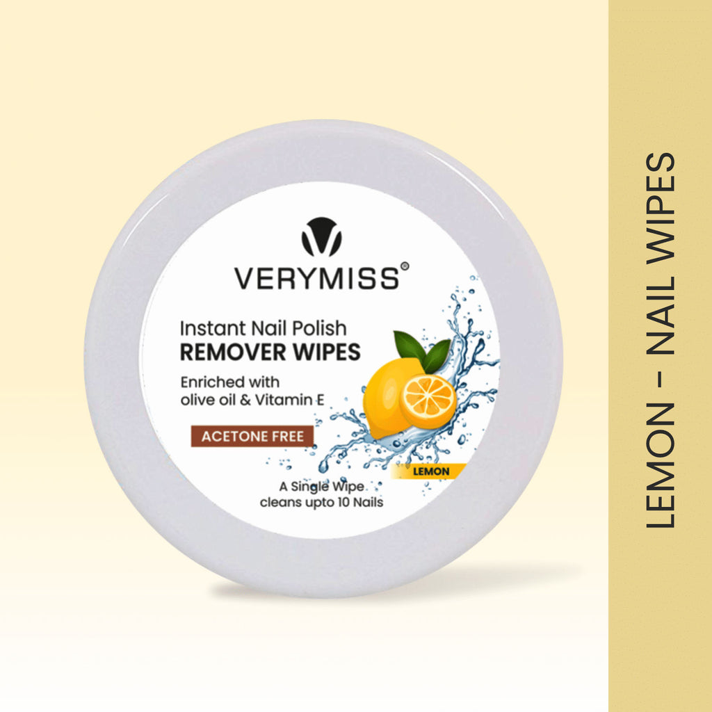 Instant Nail Polish Remover Wipes - 01 Lemon