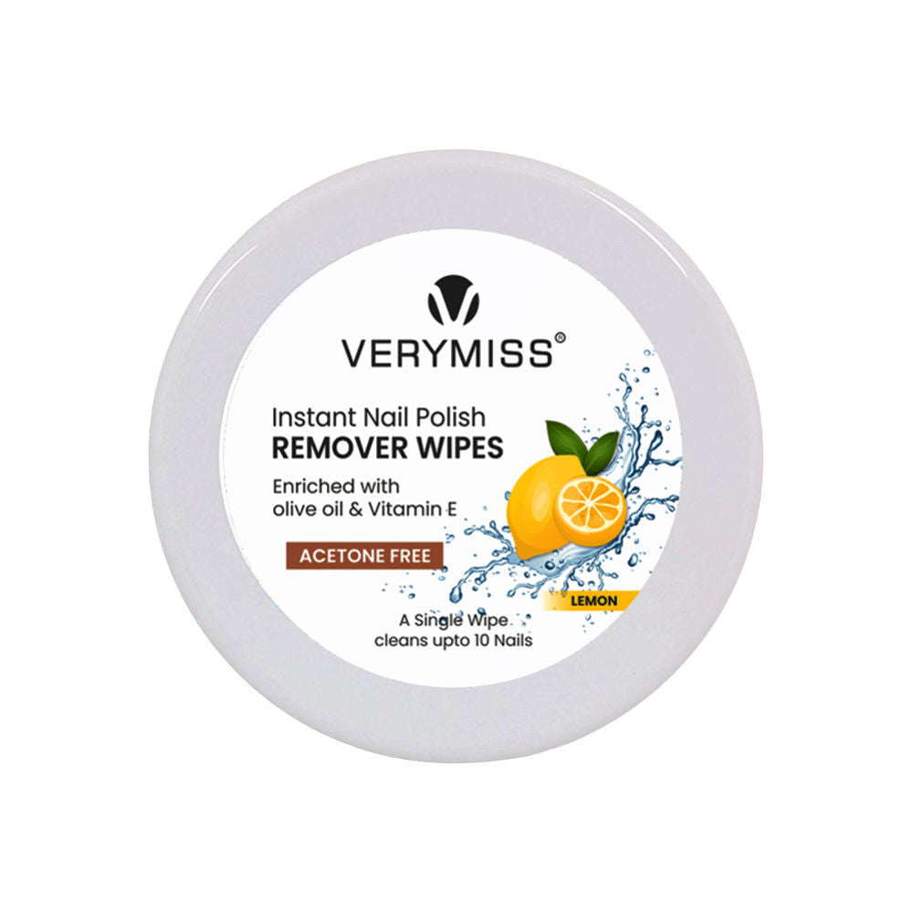 Instant Nail Polish Remover Wipes - 01 Lemon