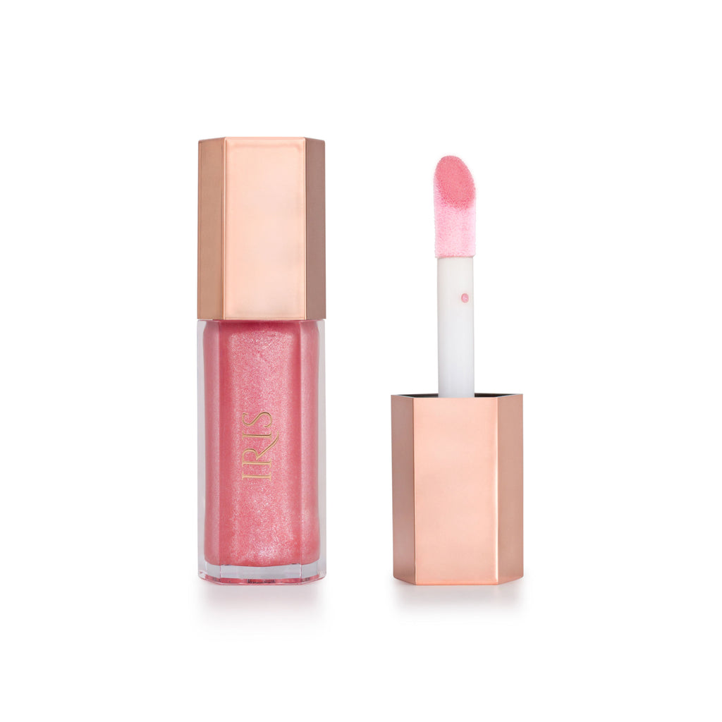 Talk Glossy To Me! Shimmer Lip Gloss - Light Pink With Iridescent Shimmer