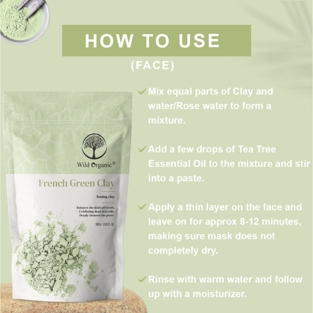 French Green Toaning Clay Powder