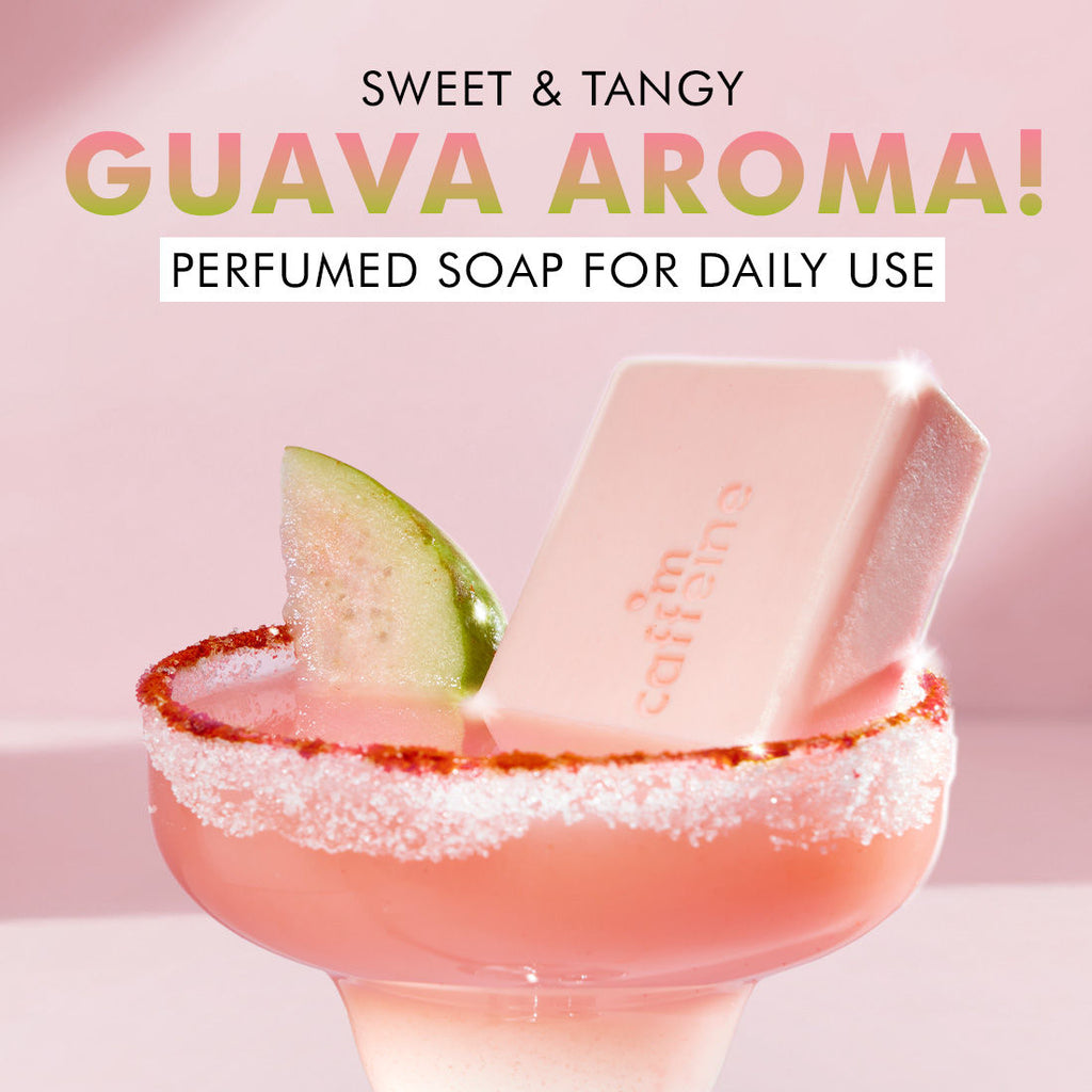 Brightening Tan Removal Soap - 1% Kojic Acid & Glutathione -Tangy Guava Perfume Syndet Bar
