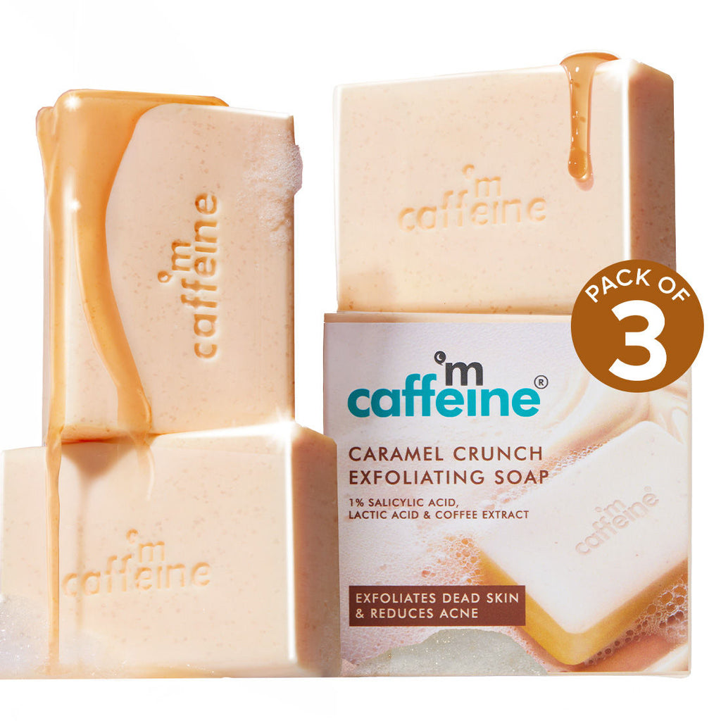 Exfoliating Tan Removal Soap - 1% Salicylic Acid & Lactic Acid - Sweet Caramel Perfume Bar