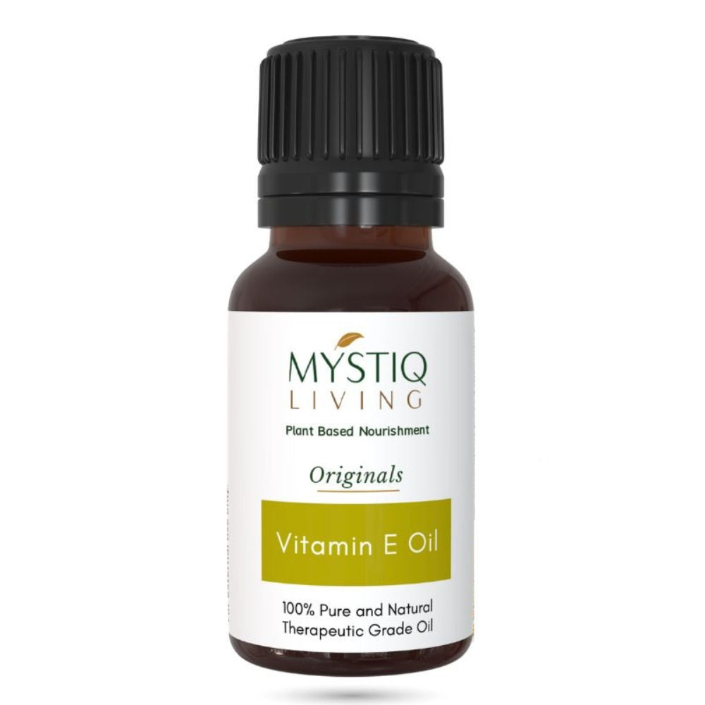 Natural Vitamin E Oil For Hair, Skin & Face Oil Glowing And Hydrated Skin