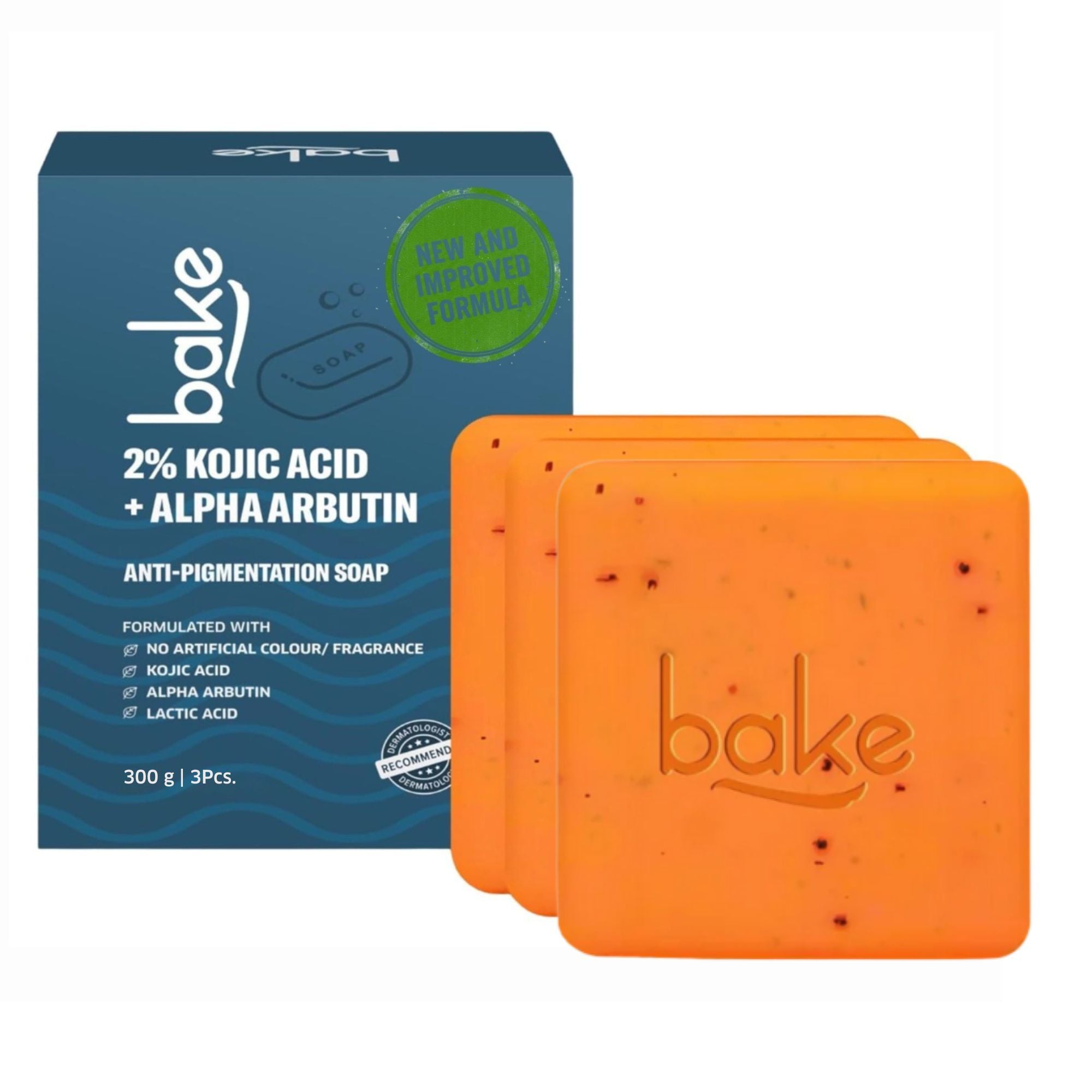 2% Kojic Acid Soap For Pigmentation, Dark Spots & Tan Removal - 300g