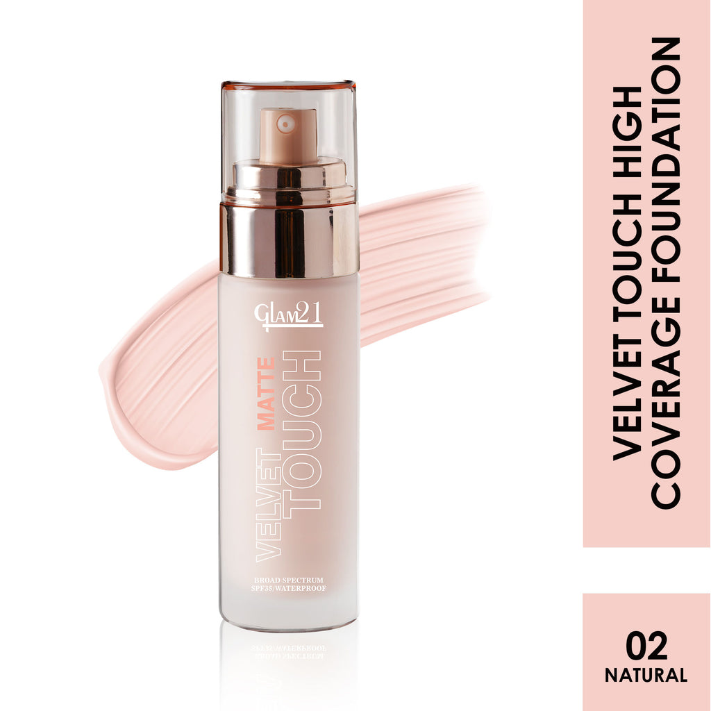 Velvet Touch Oil Control Foundation with SPF35 - Natural