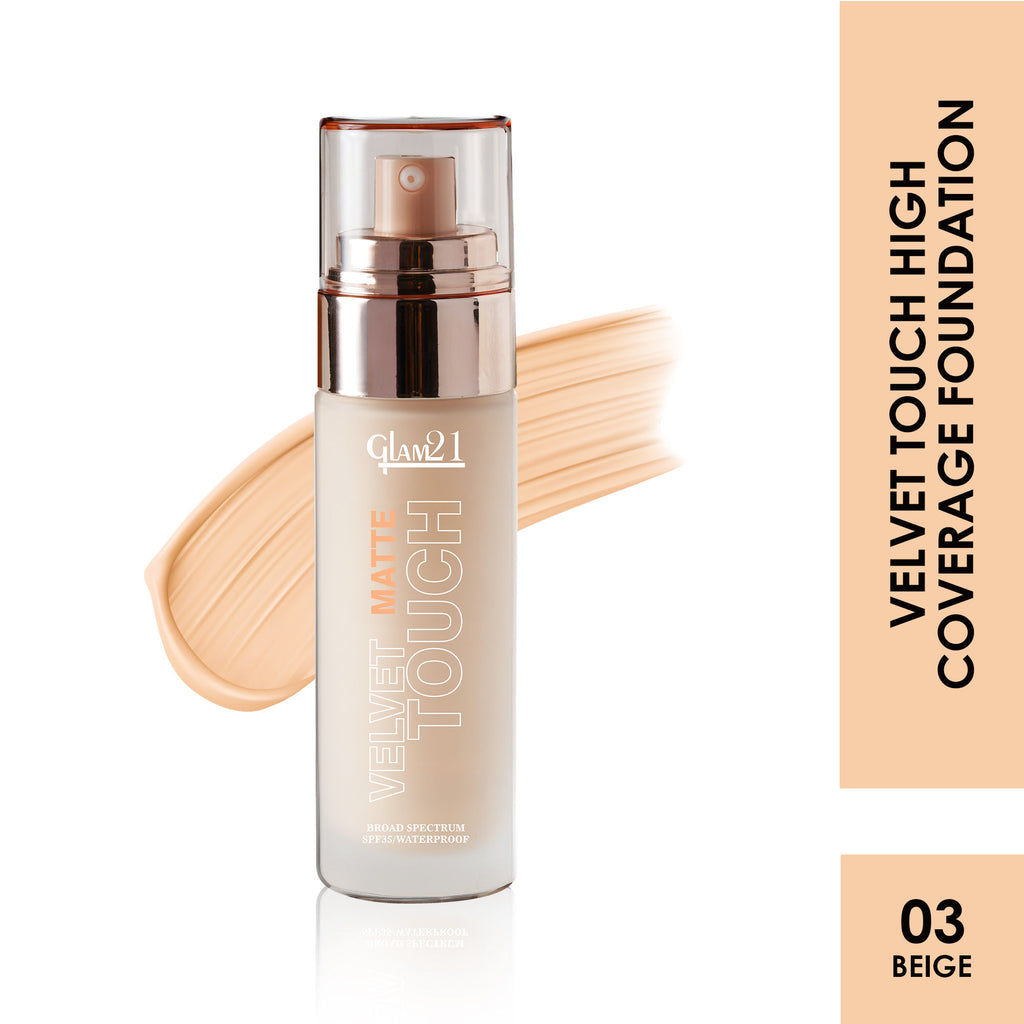 Velvet Touch Oil Control Foundation with SPF35 - Beige