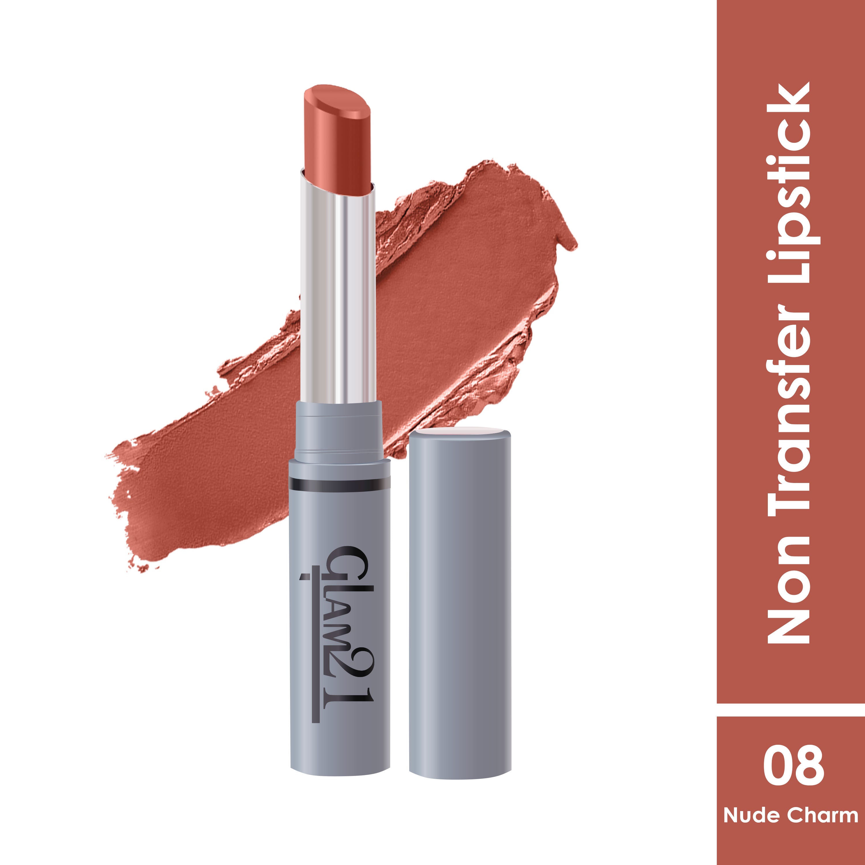 Long Lasting Non-transfer Lipstick - Nude Charm