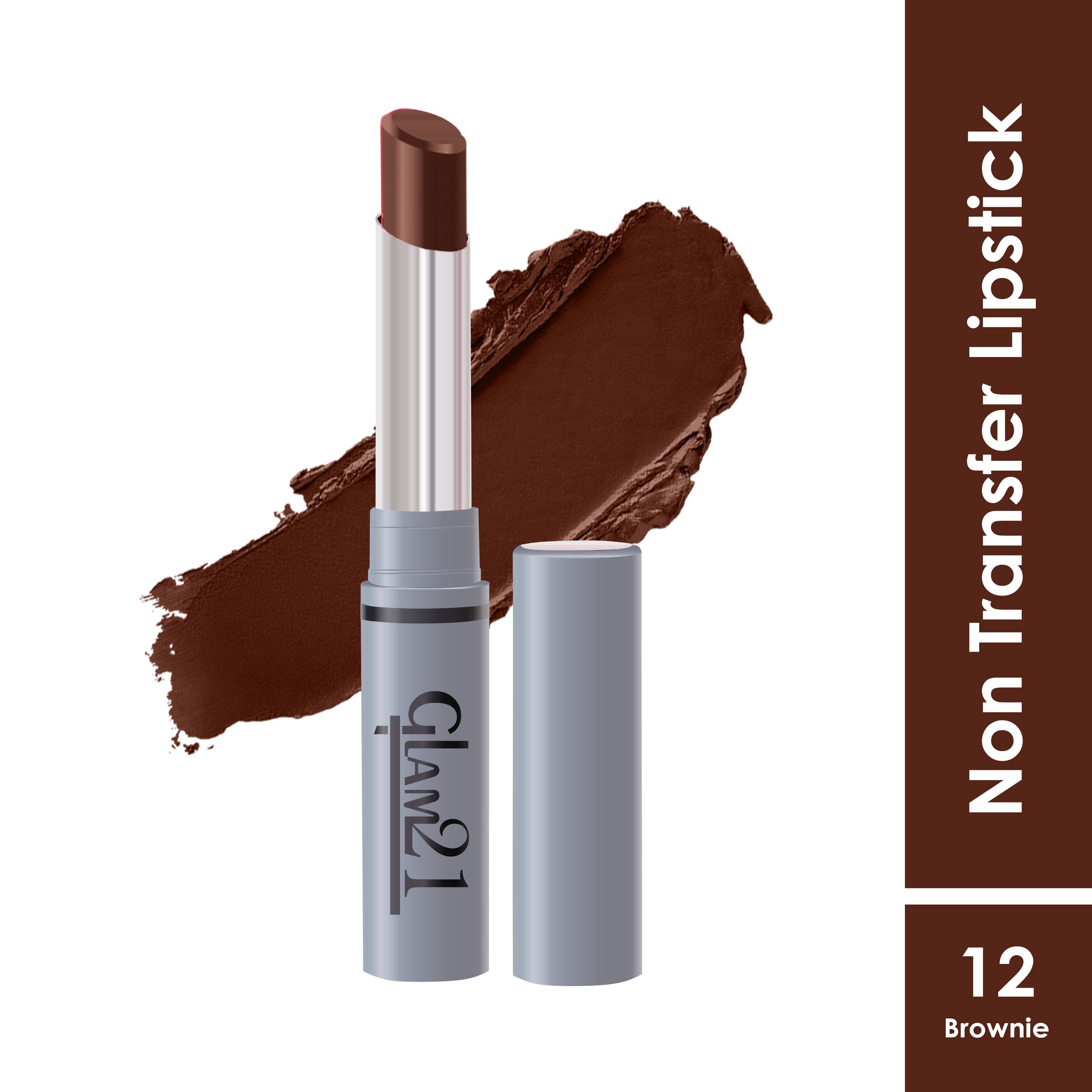 Long Lasting Non-transfer Lipstick - Brownie