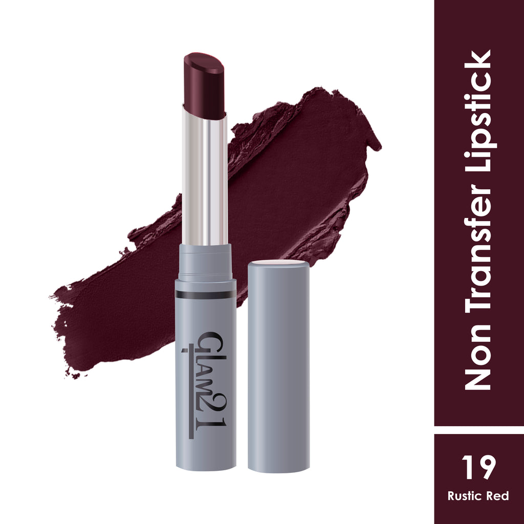 Long Lasting Non-transfer Lipstick - Rustic Red