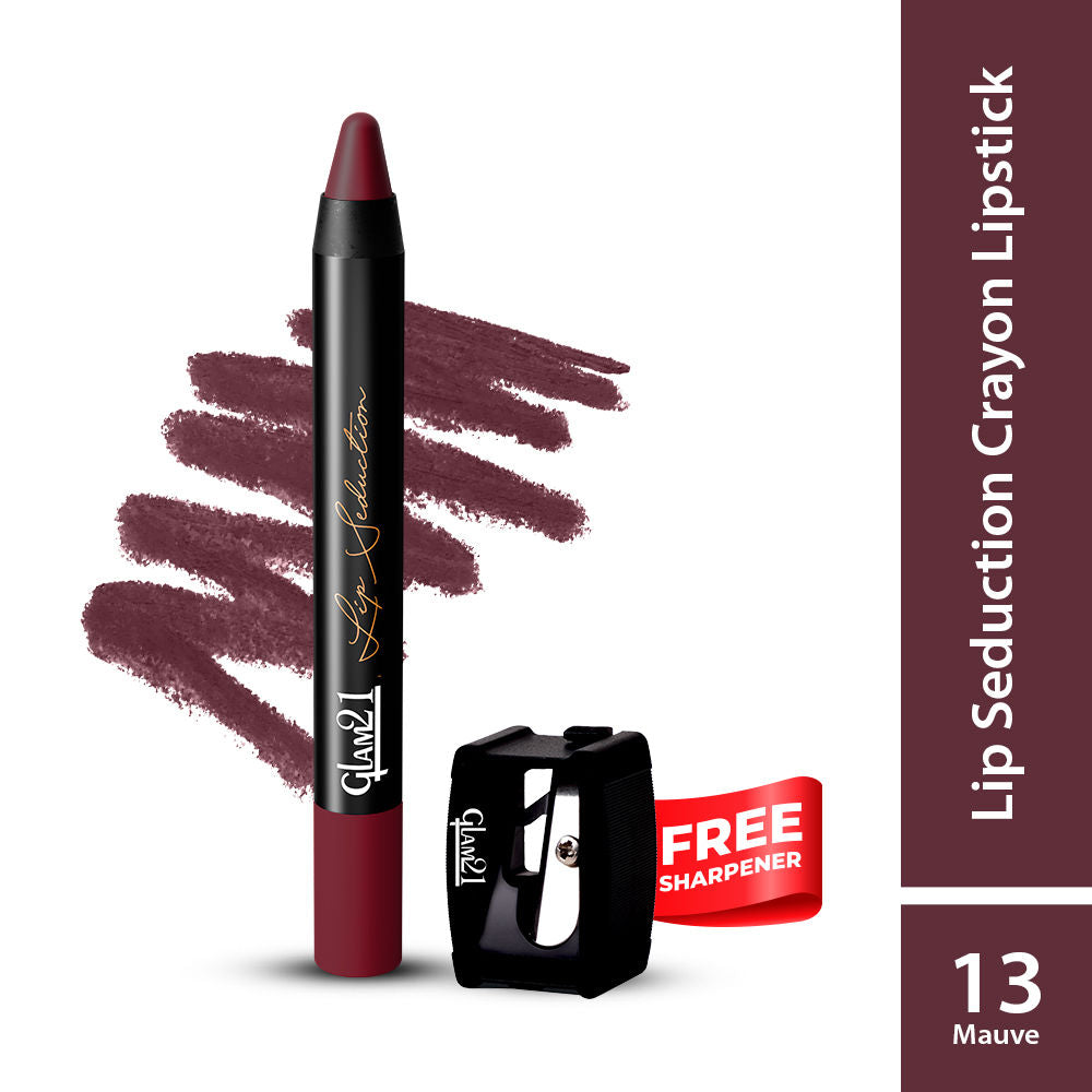 Lip Seduction Non- Transfer Crayon Lipstick - Mauve