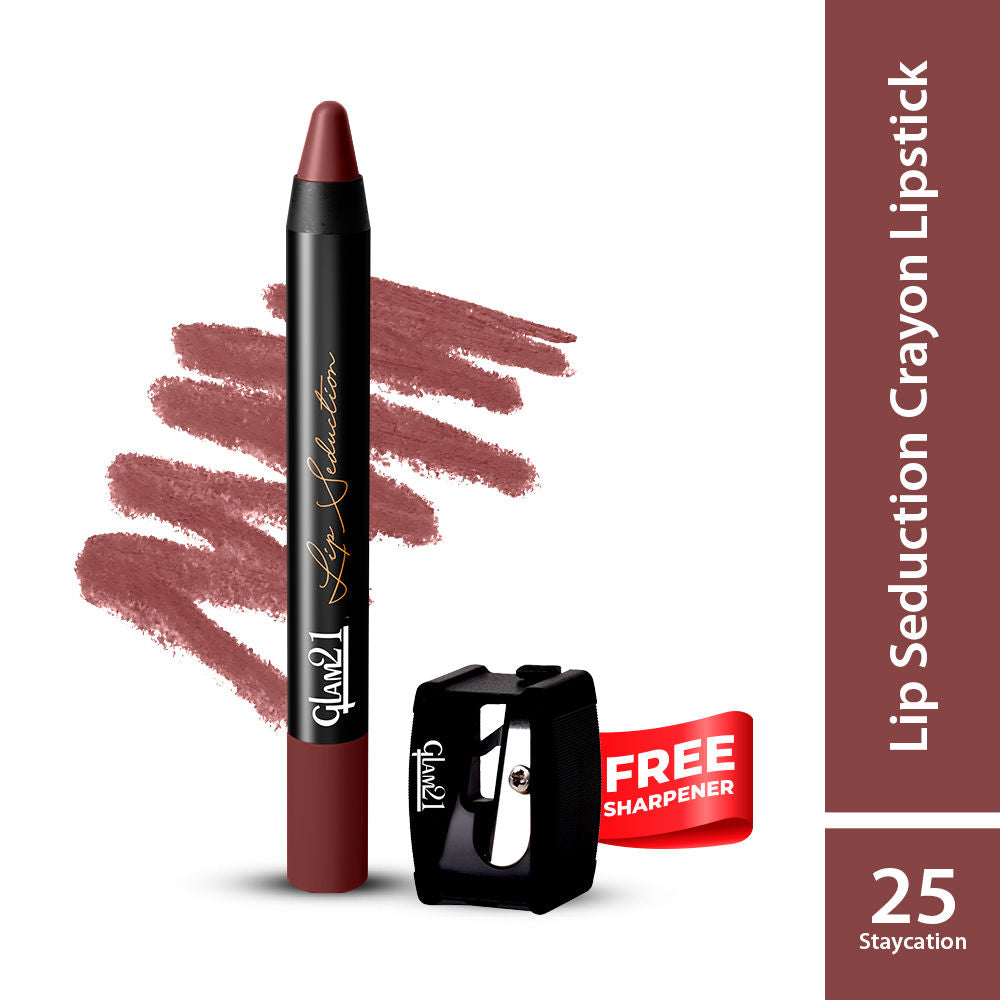 Lip Seduction Non- Transfer Crayon Lipstick - Staycation