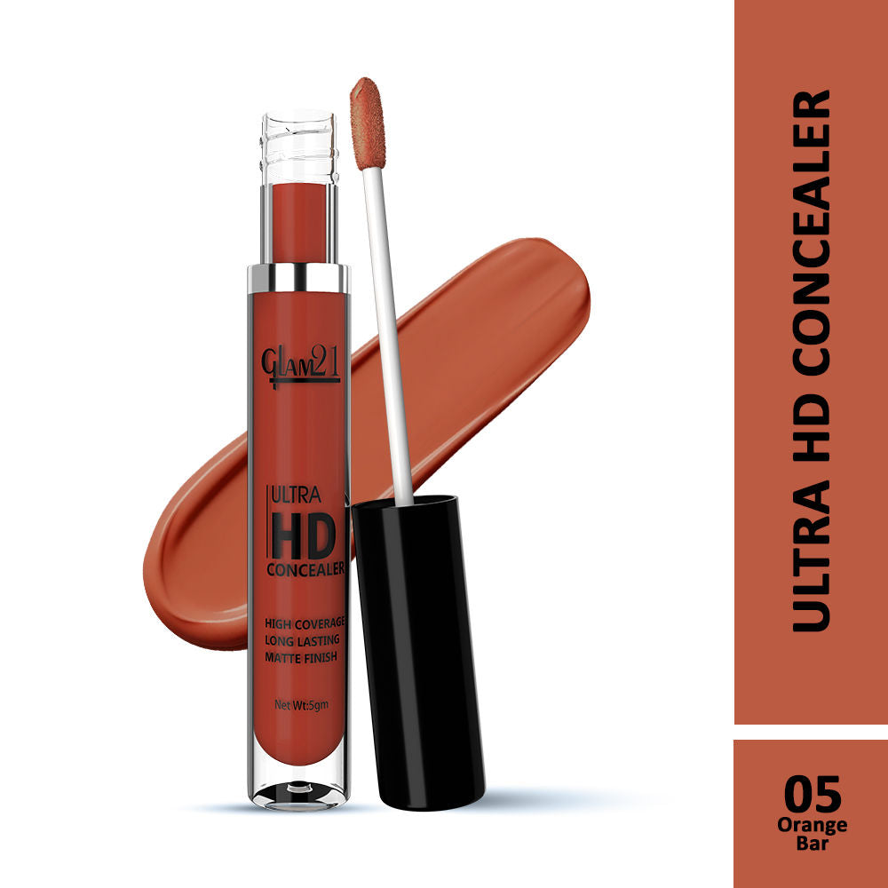 Ultra HD Liquid Concealer For HD Finish - Orange Bar