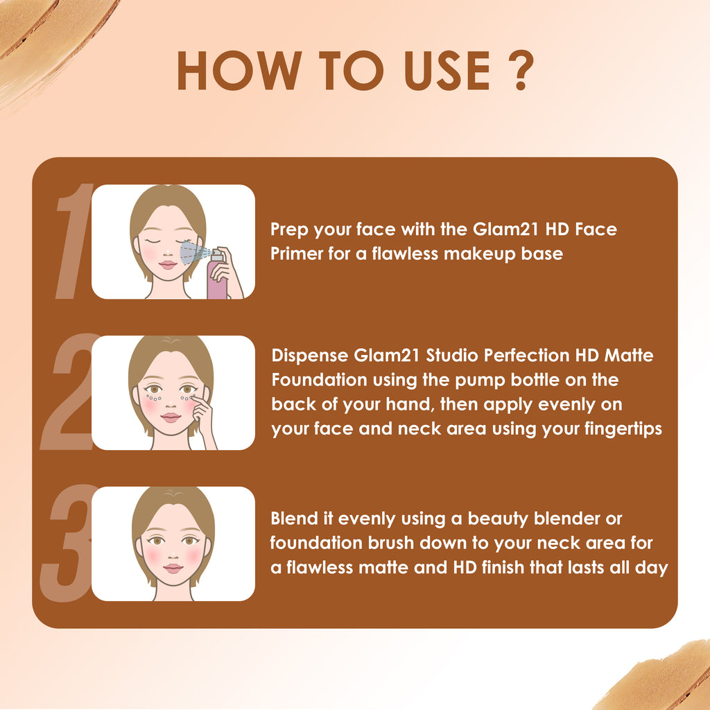 Studio Perfection HD Matte Long Stay Water Proof Foundation