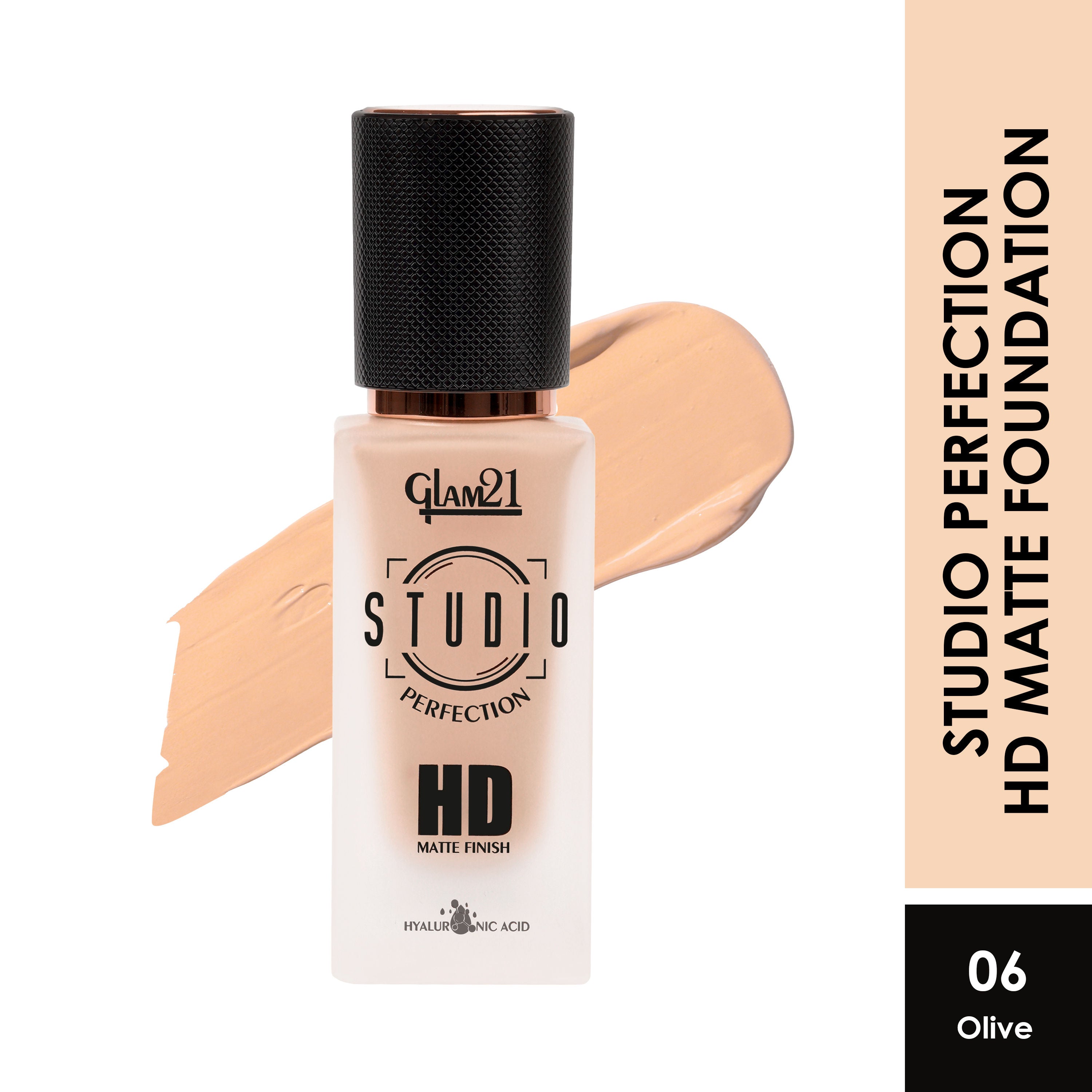 Studio Perfection HD Matte Long Stay Water Proof Foundation - Olive 06