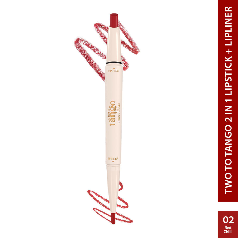 Two To Tango Lip Liner + Lipstick Duo - Red Chilli
