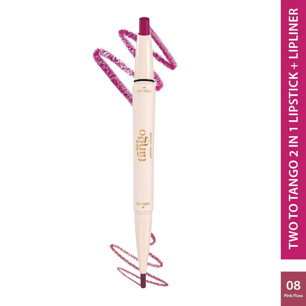 Two To Tango Lip Liner + Lipstick Duo - Pink Floss