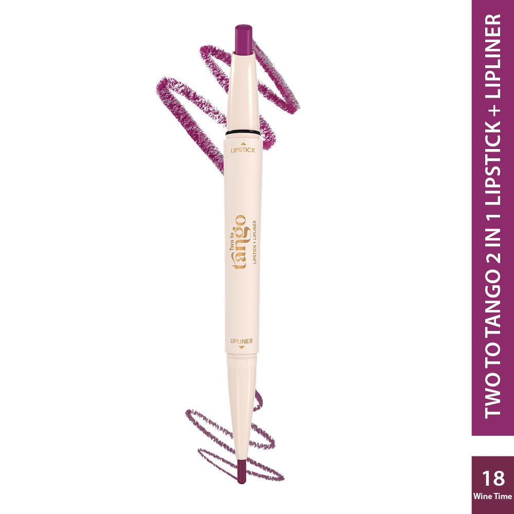 Two To Tango Lip Liner + Lipstick Duo - Wine Time