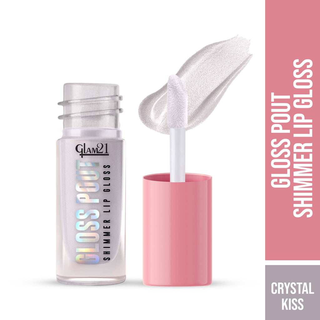 Pout Shimmer Lip Gloss - Crystal Kiss