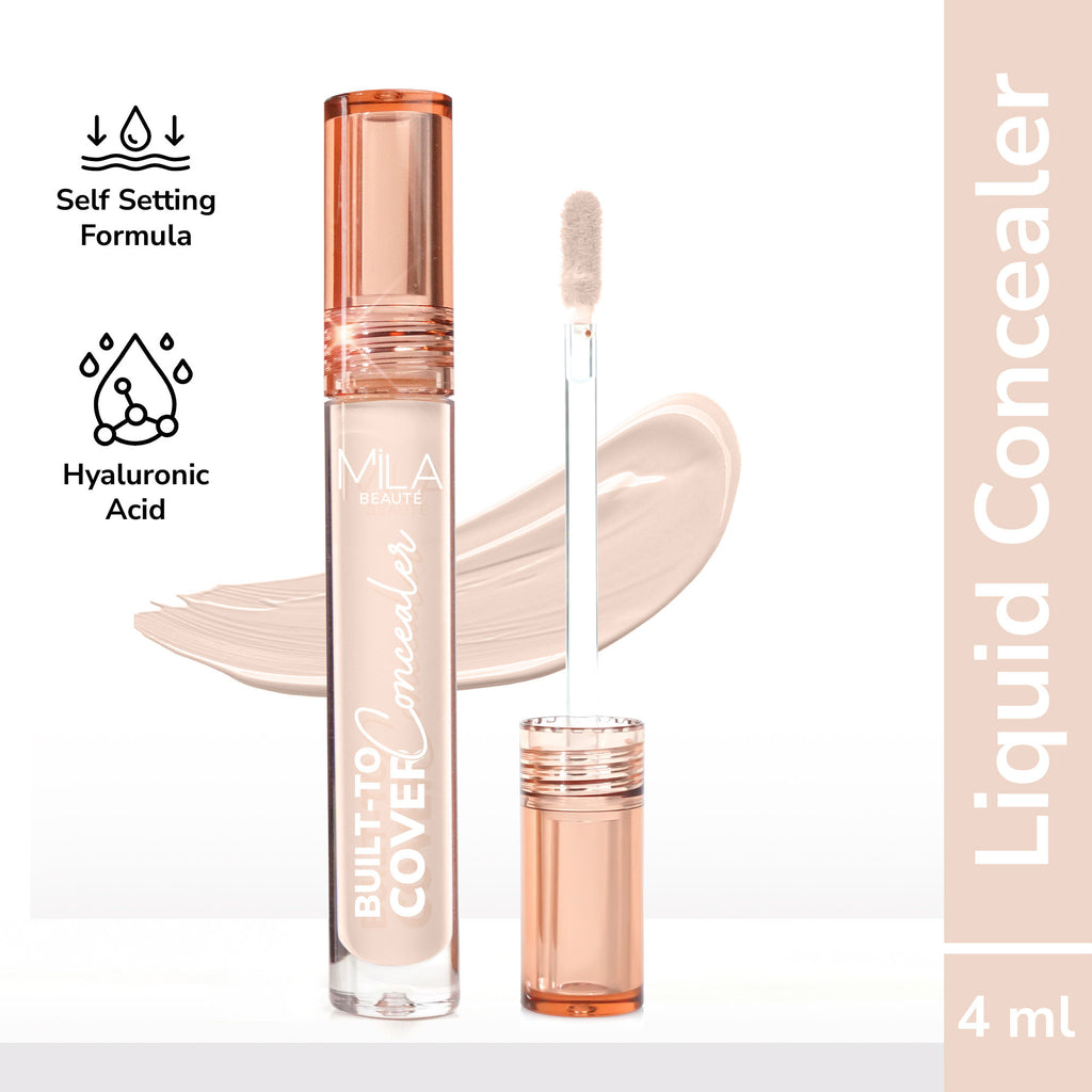 Built To Cover Matte Liquid Concealer With SPF 15 & Hyaluronic Acid - 102p Classic Ivory
