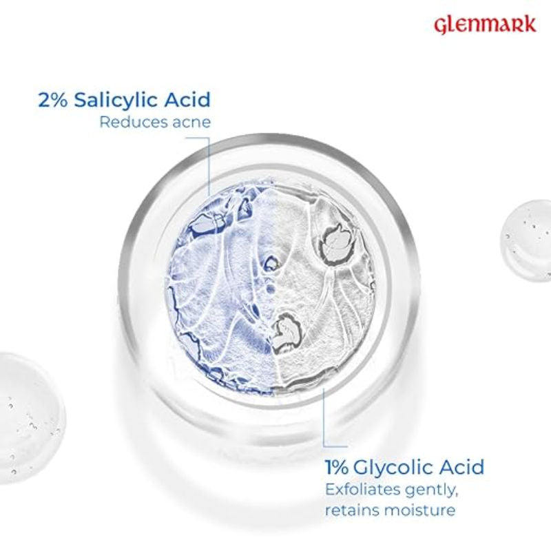 Foaming Face Wash, Visible Acne Reduction in 10 Days, 2% Salicylic Acid & 1% Glycolic Acid