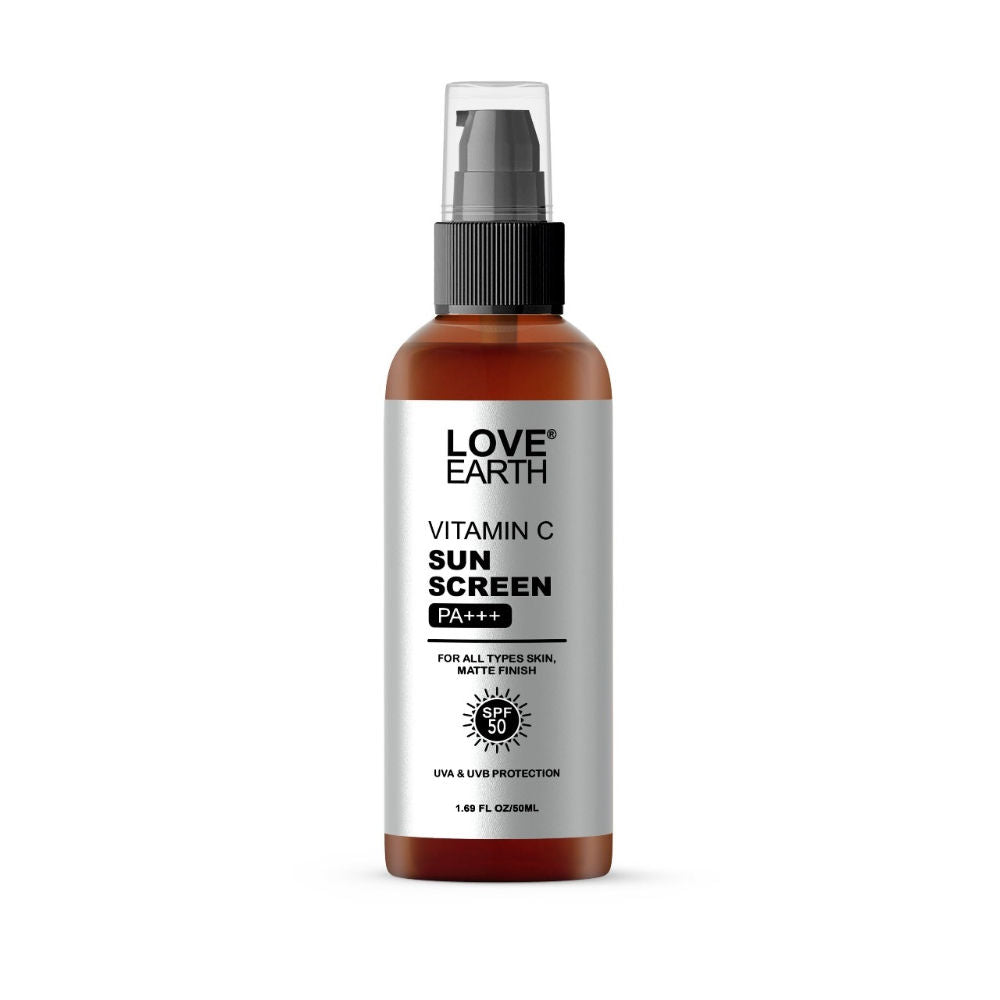 Vitamin C Sunscreen SPF-50 for UVAUVB Ray Protection with Vitamin C & Essential Oils