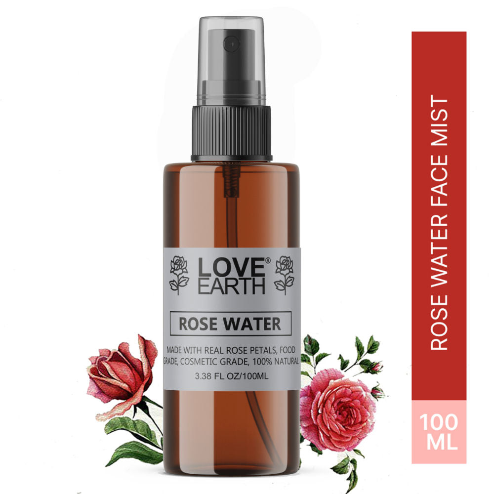 Rose Water Gulab Jal Face Mist Toner with Rose for Skin Hydration and Natural Glow