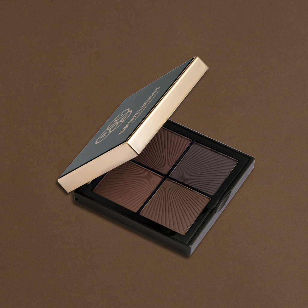 Spotlight Eyebrow Palette X4 - Longlasting Micro Fine Powder Formula, Pigmented Natural Shades