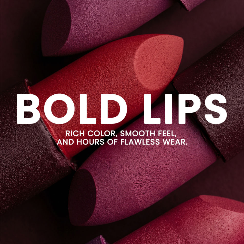 Tomato Bullet Lipstick Long Lasting Lightweight Intense Pigment Rich Matte Finish
