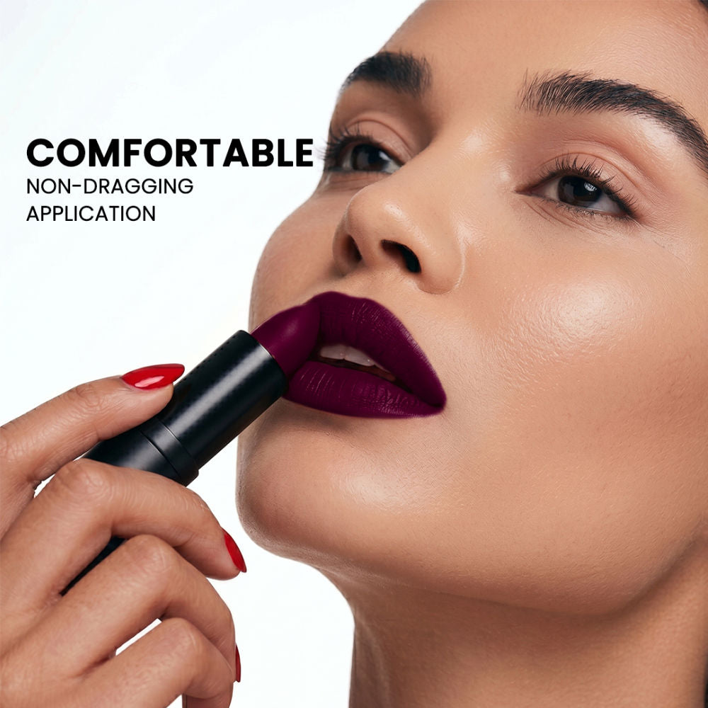 Tomato Bullet Lipstick Long Lasting Lightweight Intense Pigment Rich Matte Finish