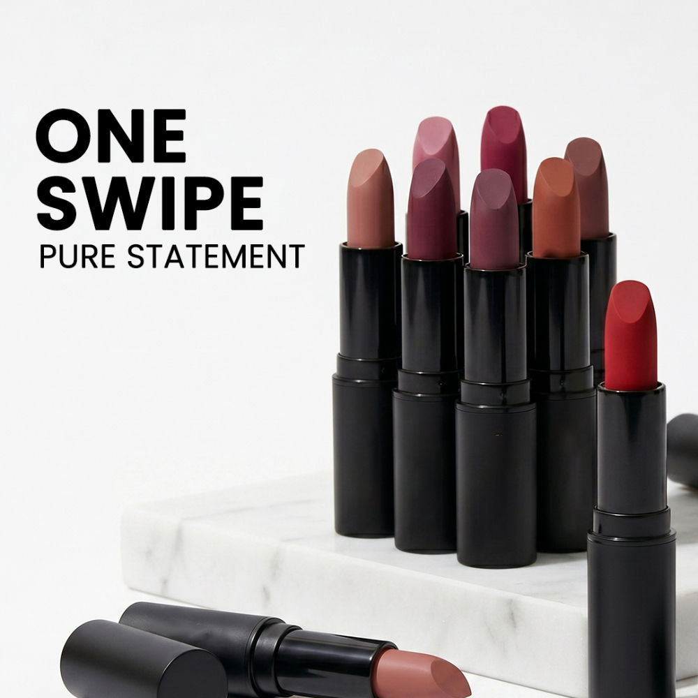 Tomato Bullet Lipstick Long Lasting Lightweight Intense Pigment Rich Matte Finish