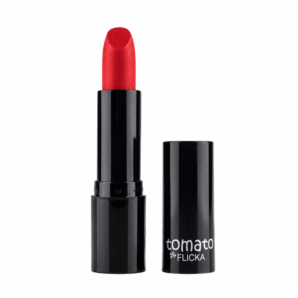 Tomato Bullet Lipstick Long Lasting Lightweight Intense Pigment Rich Matte Finish