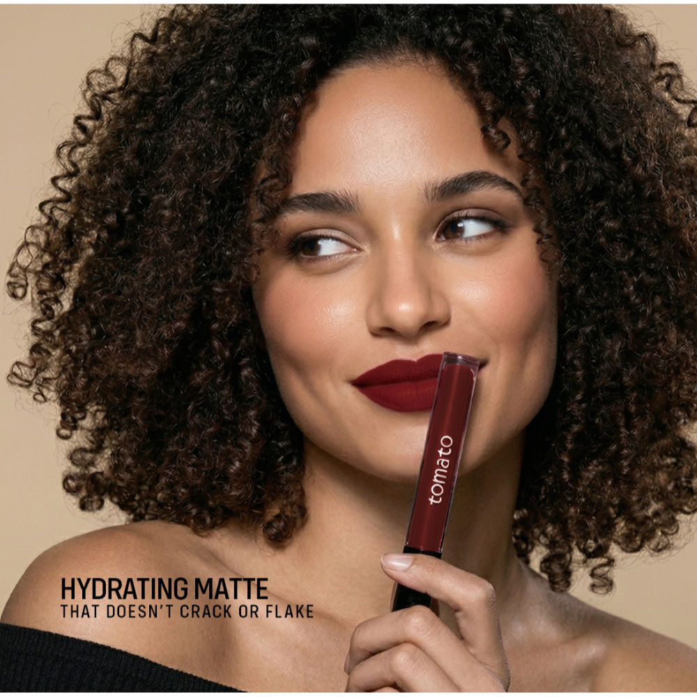 Tomato Liquid Lipstick Rich Matte Long Lasting Intense Pigment Smudgeproof