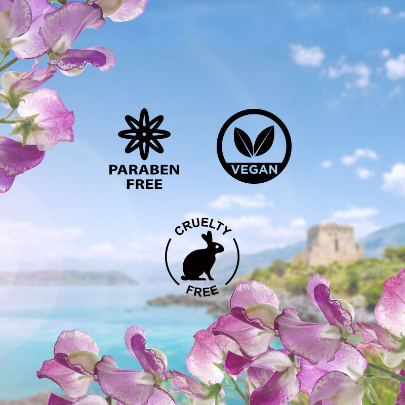 Sicilian Sweet Pea Floral Perfume Body Wash