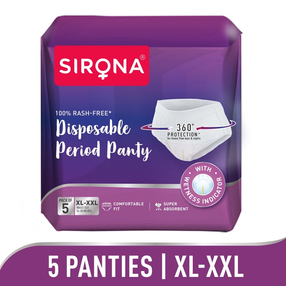 Disposable Period Panties XL-XXL For Heavy Flow, 360 Protection ,No Leakage Or Rashes