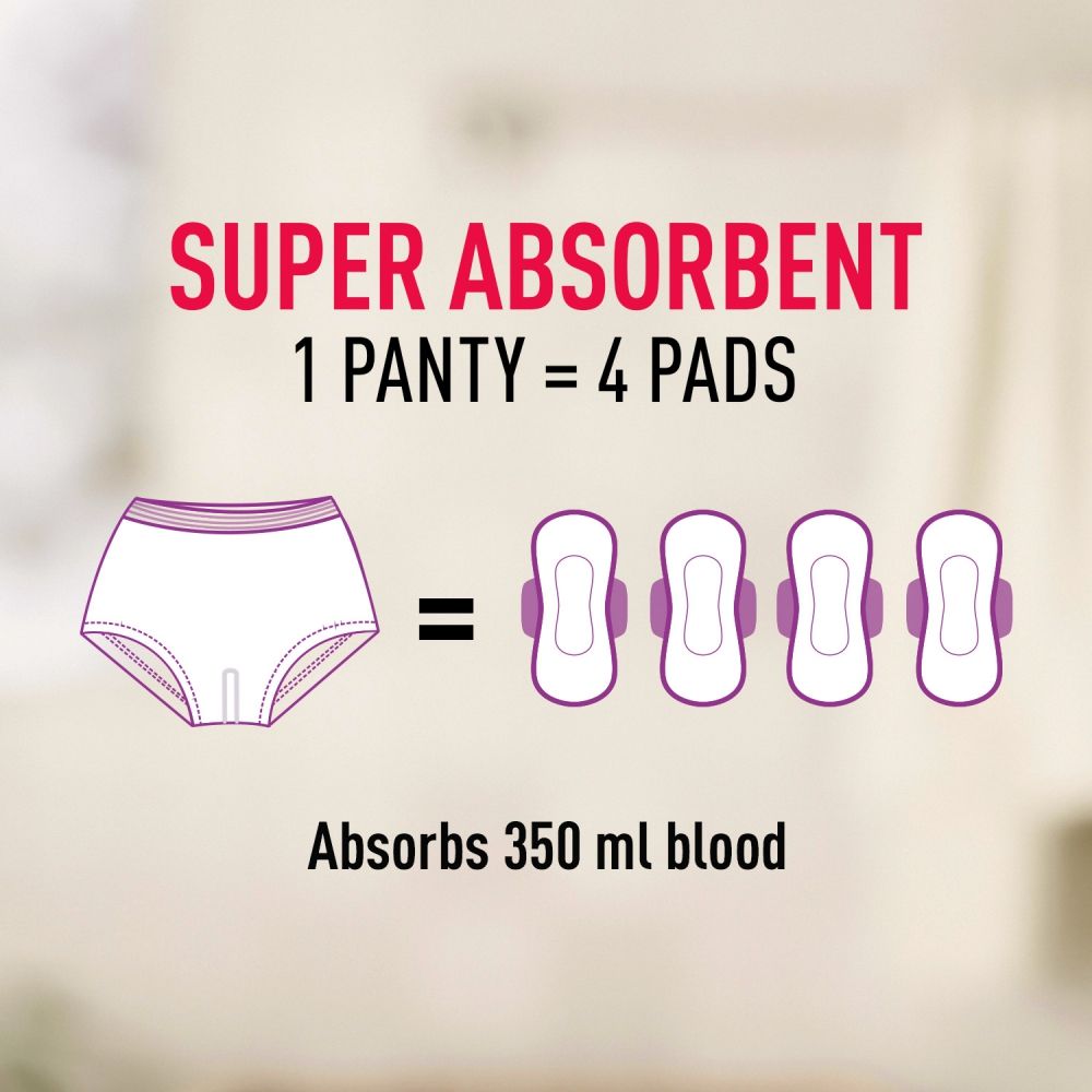 Disposable Period Panties XL-XXL For Heavy Flow, 360 Protection ,No Leakage Or Rashes
