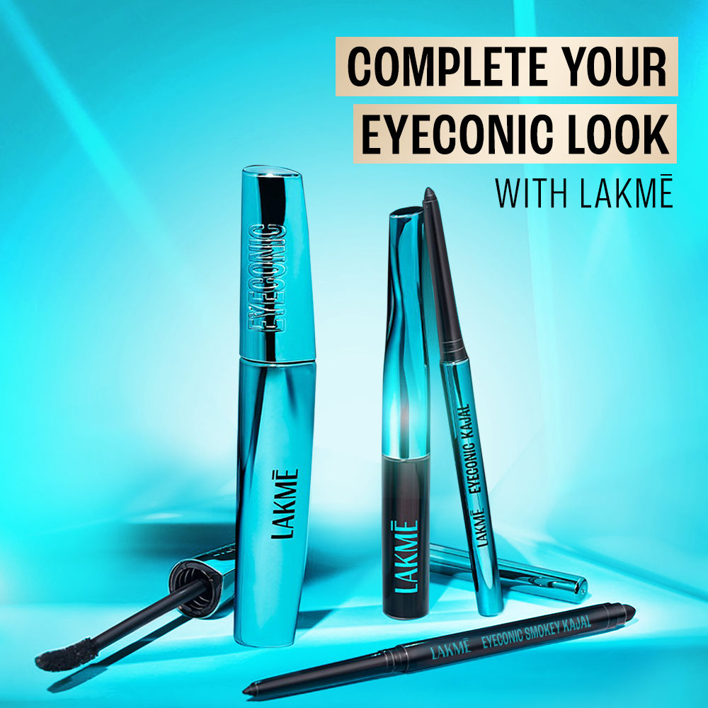 9 to 5 Eyeconic Kajal, Waterproof, Smudgeproof, lasts 24 Hrs, Sparkling Black